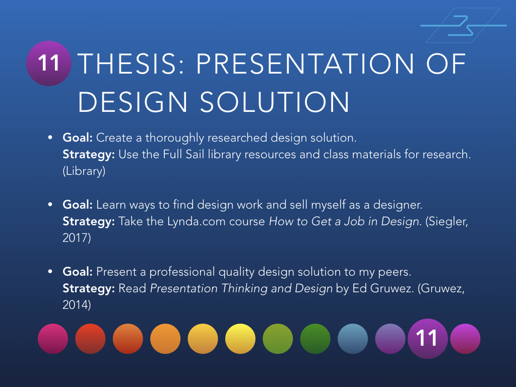 Month 11 - Thesis: Presentation of Design Solution