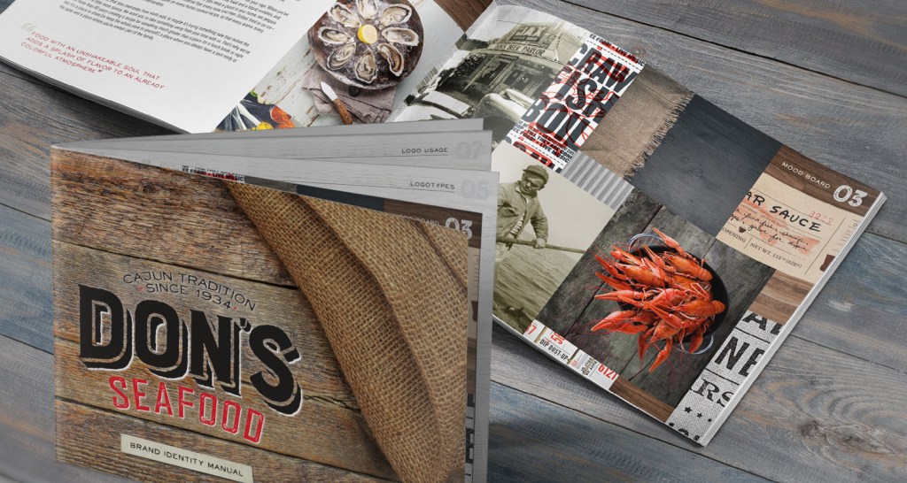 Don's Seafood brand identity manual by MESH