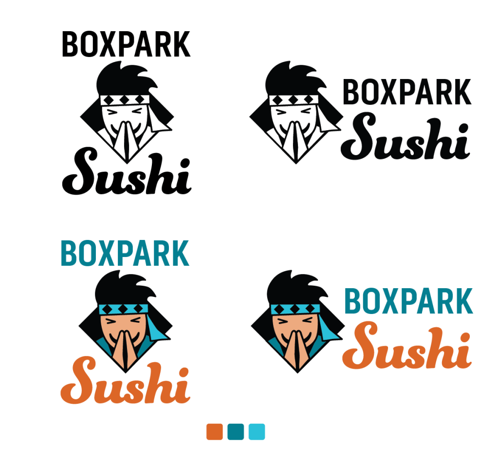 Boxpark Sushi final logos