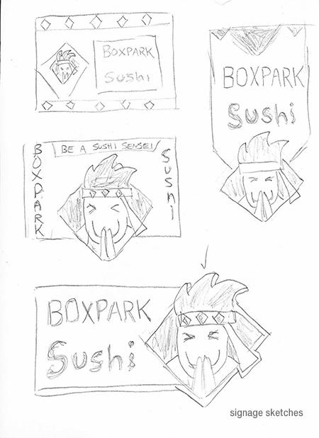 signage sketches