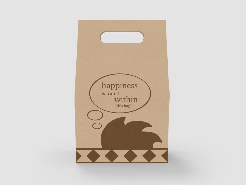 Boxpark Sushi takeout bag mockup back